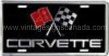 Corvette Licence Plate