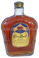 Crown Royal Bottle Die-Cut Tin Sign