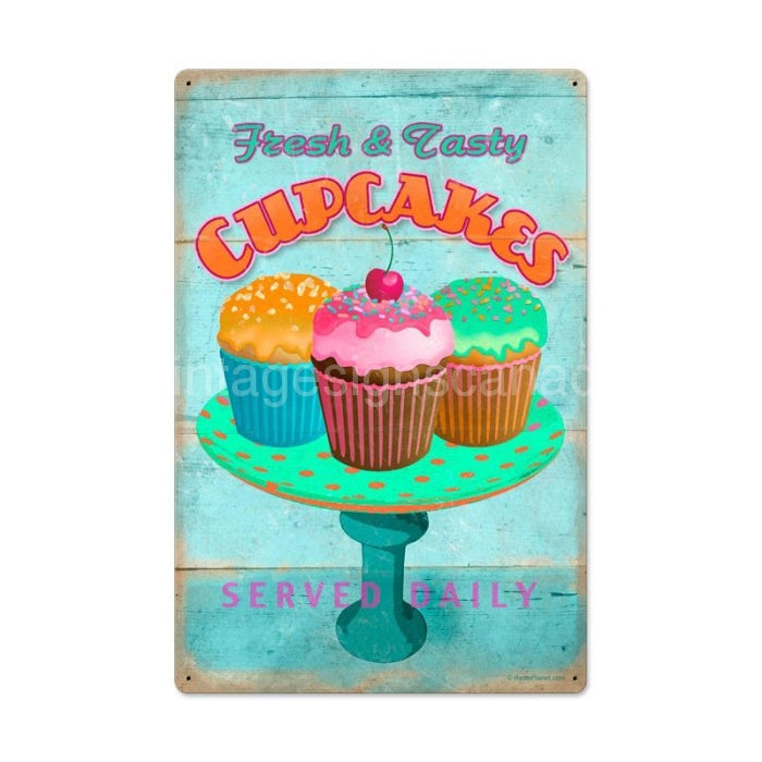 Cupcake Fresh Tin Sign - Vintage Signs Canada