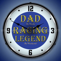 Dad The Racing Legend Led Clock