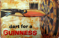 Dart For A Guinness Tin Sign - Vintage Signs Canada