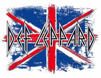 Def Leppard Union Jack Tin Sign