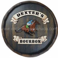 Derby Personalized Quarter Barrel Sign