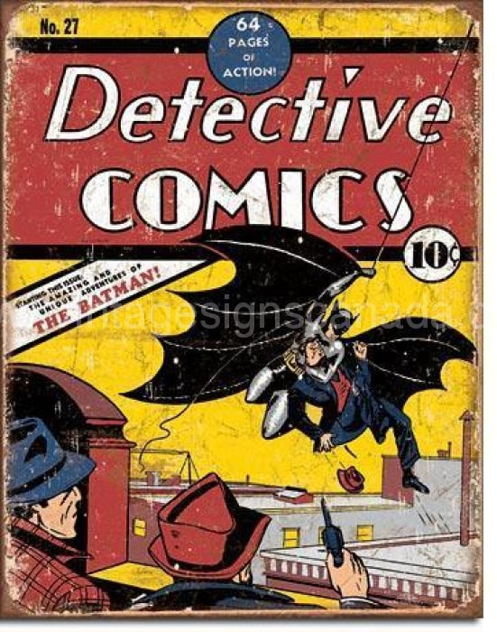Detective Comics No.27 Tin Sign