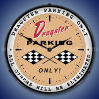 Dragster Parking Led Clock