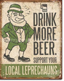 Drink More Beer Tin Sign - Vintage Signs Canada