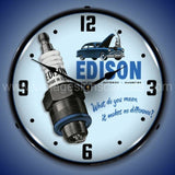 Edison Spark Plugs Led Clock