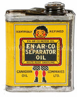 En-Ar-Co Separator Oil Laser Cut Out Metal Can Sign 13.9X17.5