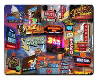 Faux Neon Sign Collage Vintage Metal Sign15X12 Metal Sign