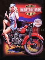 Fixer Up Babe Harley-Davidson Metal Sign