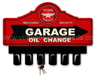 Flying A Gasoline Key Hanger Vintage Sign Metal Sign