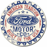 Ford-Built In Usa Tin Sign