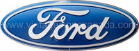 Ford Emblem Oval Die-Cut Tin Sign