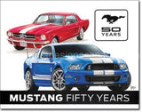 Ford Mustang 50th Tin Sign - Vintage Signs Canada