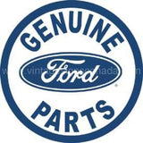 Ford Parts Round Tin Sign - Vintage Signs Canada