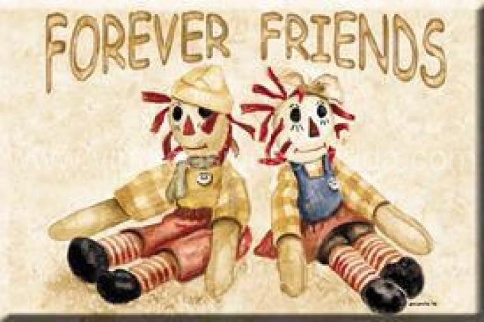 Forever Friends Magnet - Vintage Signs Canada