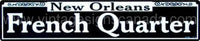 French Quarter Tin Sign - Vintage Signs Canada