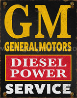 Gm Diesel Tin Sign