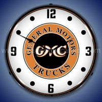 Gmc Trucks Vintage Led Clock