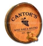 Custom Grapes 1 Quarter Barrel Sign - Vintage Signs Canada
