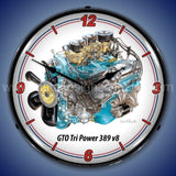 Gto Tri Power 389 V8 Led Clock