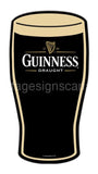 Guinness Pint Glass Tin Sign - Vintage Signs Canada