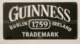 Guinness Trademark Tin Sign - Vintage Signs Canada