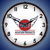 Gulf Aviation Led Clock