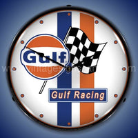 Gulf Racing Led Clock