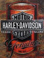 Harley-Davidson Motorcycles Can Metal Sign