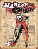 Harley Quinn Retro Tin Sign