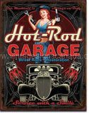 Hot Rod Garage-Pistons Tin Sign - Vintage Signs Canada