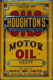 Houghton's Oil Steel Sign - Vintage Signs Canada