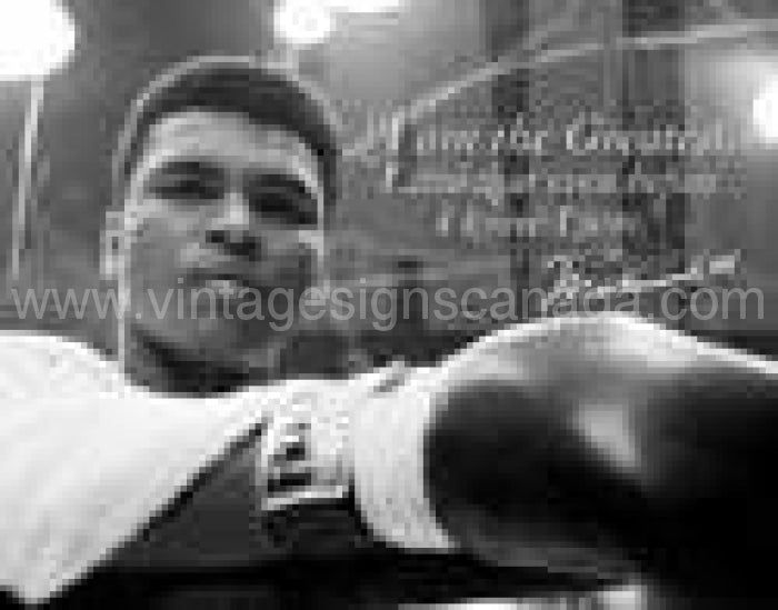 I'm The Greatest Ali Tin Sign - Vintage Signs Canada