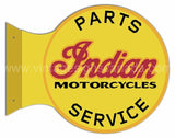 Indian Motorcycle Flange Reproduction Cut Out Garage Shop Metal Sign Flange Sign