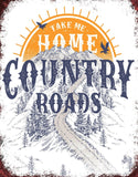 John Denver - Country Roads Tin Sign