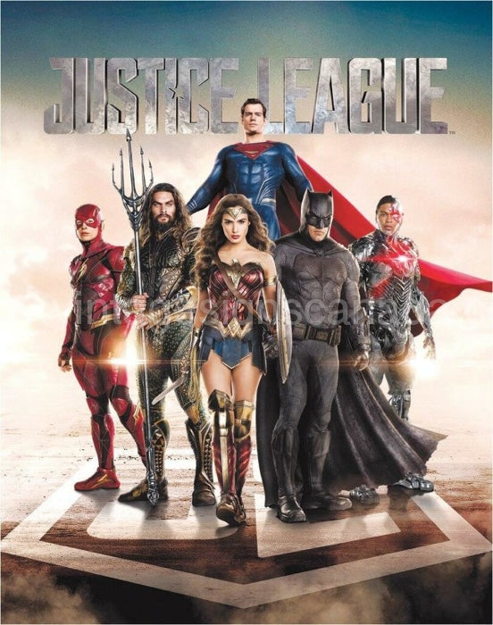 Justice League Movie Tin Sign