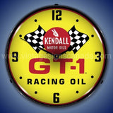 Kendall Gt-1 Racing Oil Led Clock