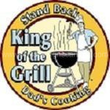 King Of The Grill 12" Tin Sign - Vintage Signs Canada