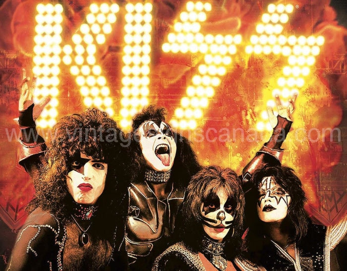 Kiss Group Tin Sign