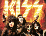 Kiss Group Tin Sign