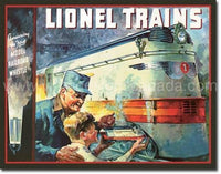 Lionel 1935 Cover Tin Sign