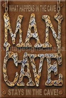 Man Cave Magnet Magnets