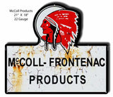 Mccoll Frontenac Laser Cut Out Motor Oil Metal Sign Metal Sign