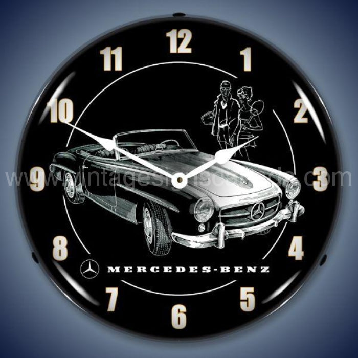 Mercedes Led Clock