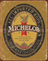 Michelob Beer Tin Sign