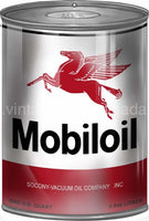 Mobil Oil Can Cut Out Sign