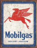 Mobil Pegasus Tin Sign