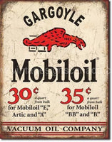 Mobile Gargoyle Tin Sign