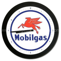Mobilgas Sign Clock-18 Clock